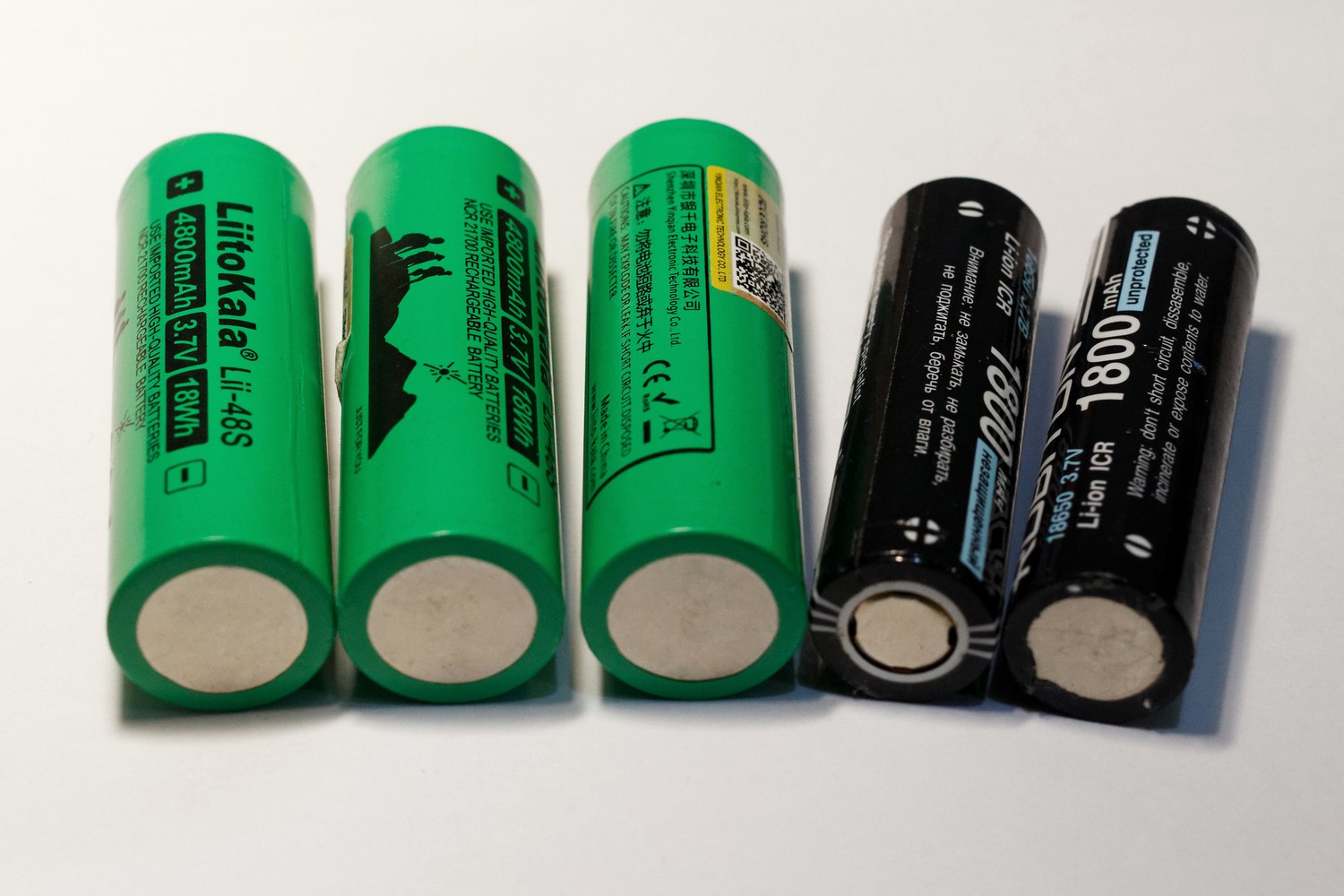 18650・21700型リチウムイオン二次電池